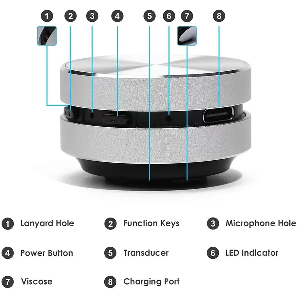 Mini Bluetooth Stick Speaker - Sunset Essentials