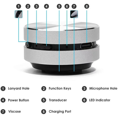 Mini Bluetooth Stick Speaker - Sunset Essentials